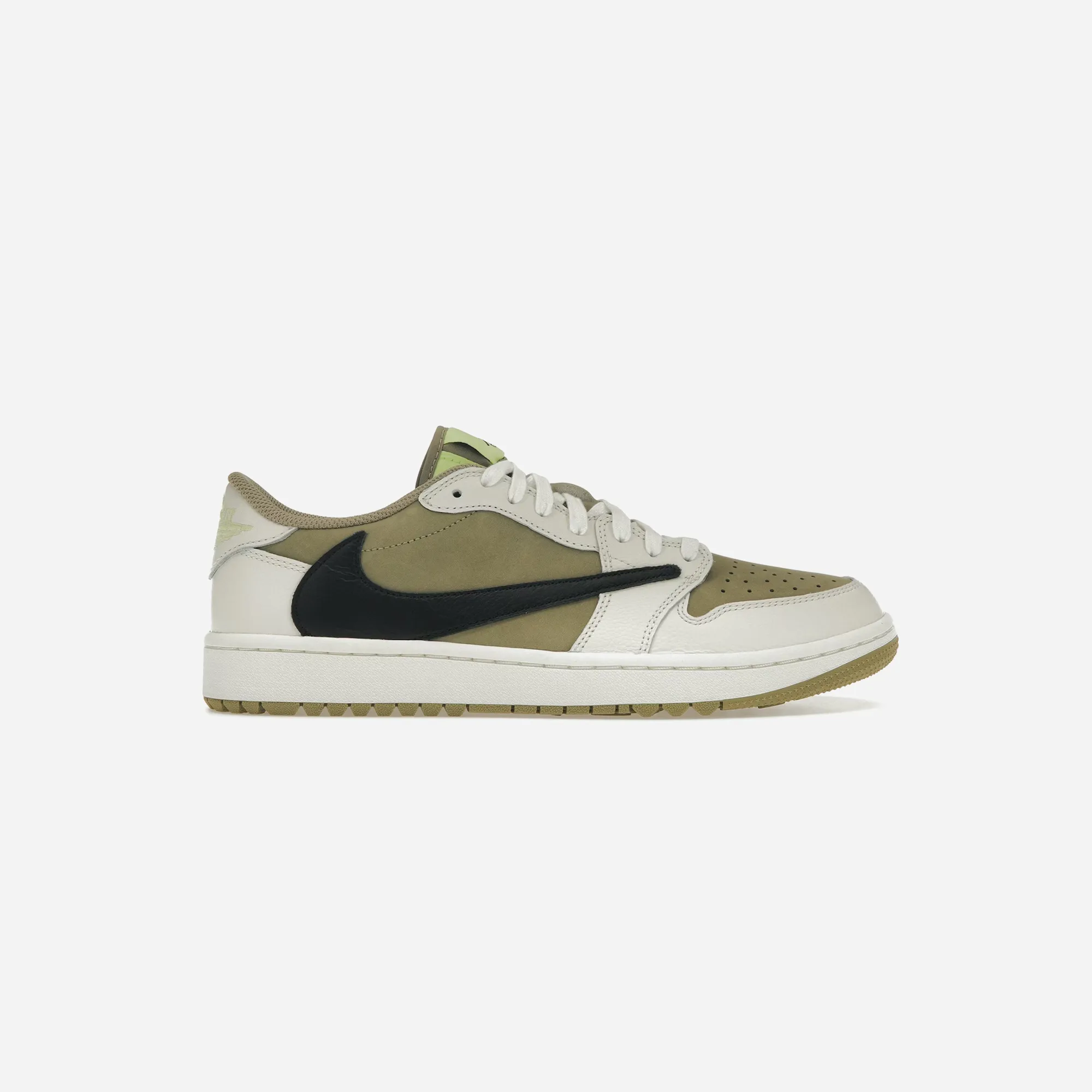 JORDAN 1 RETRO LOW GOLF TRAVIS SCOTT NEUTRAL OLIVE