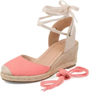 Journee Womens Monte Tru Comfort Foam Wedge Heel Espadrille Sandals