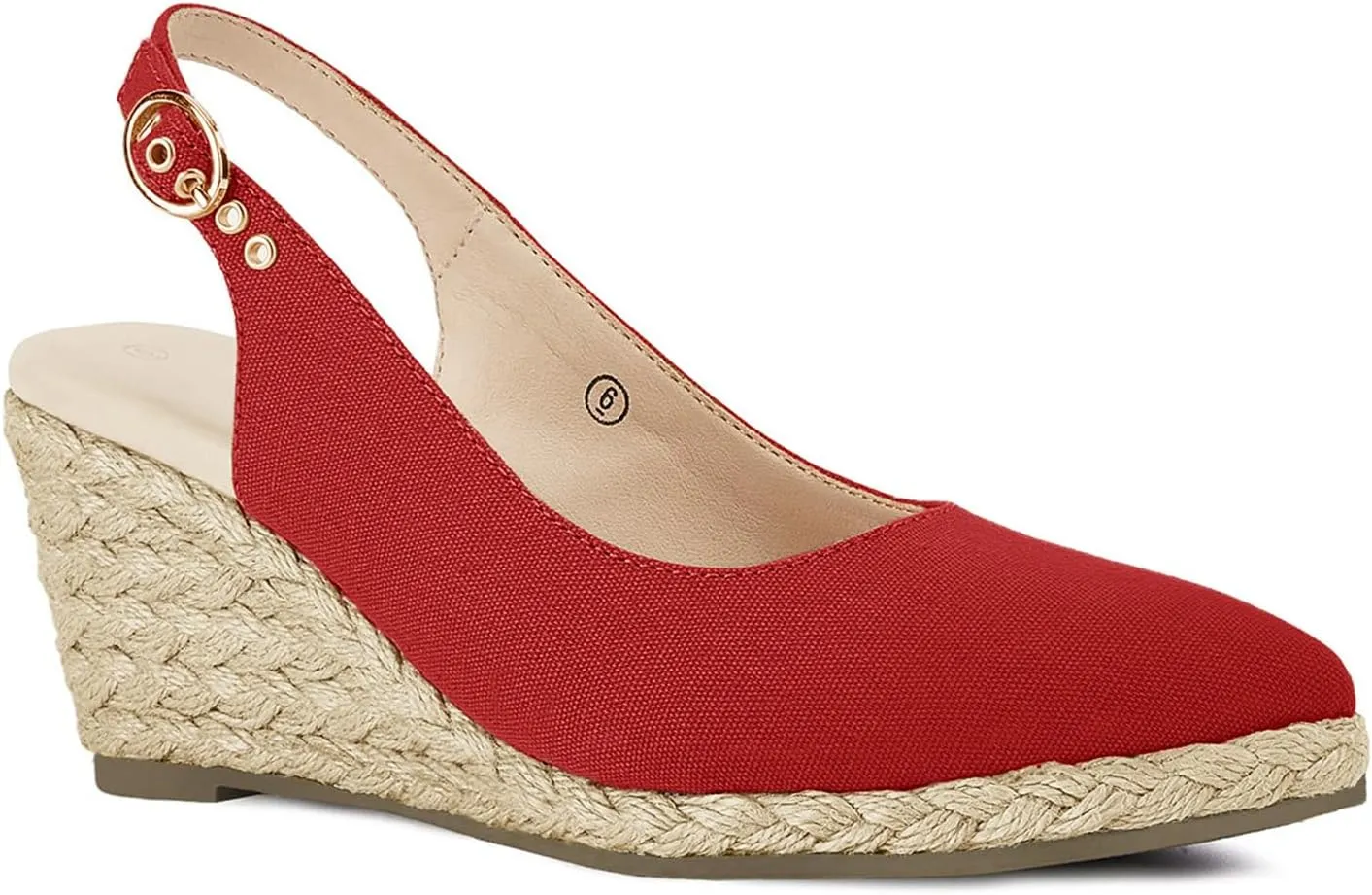 Juliet Holy Womens Wedge Sandals Espadrilles Closed Toe Slingback Buckle Strap Comfortable Casual Summer Wedges Shoes