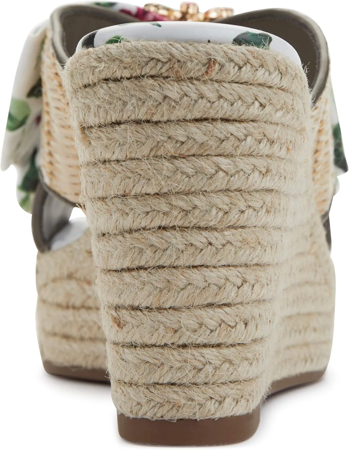KARL LAGERFELD Women's Cariza Slip on Espadrille Wedge Sandal