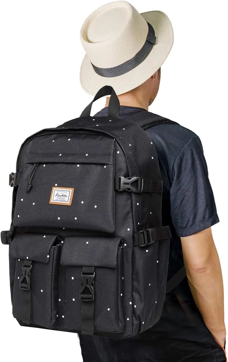 KAUKKO Stylish Laptop Backpack Multipurpose Daypack,18.72L