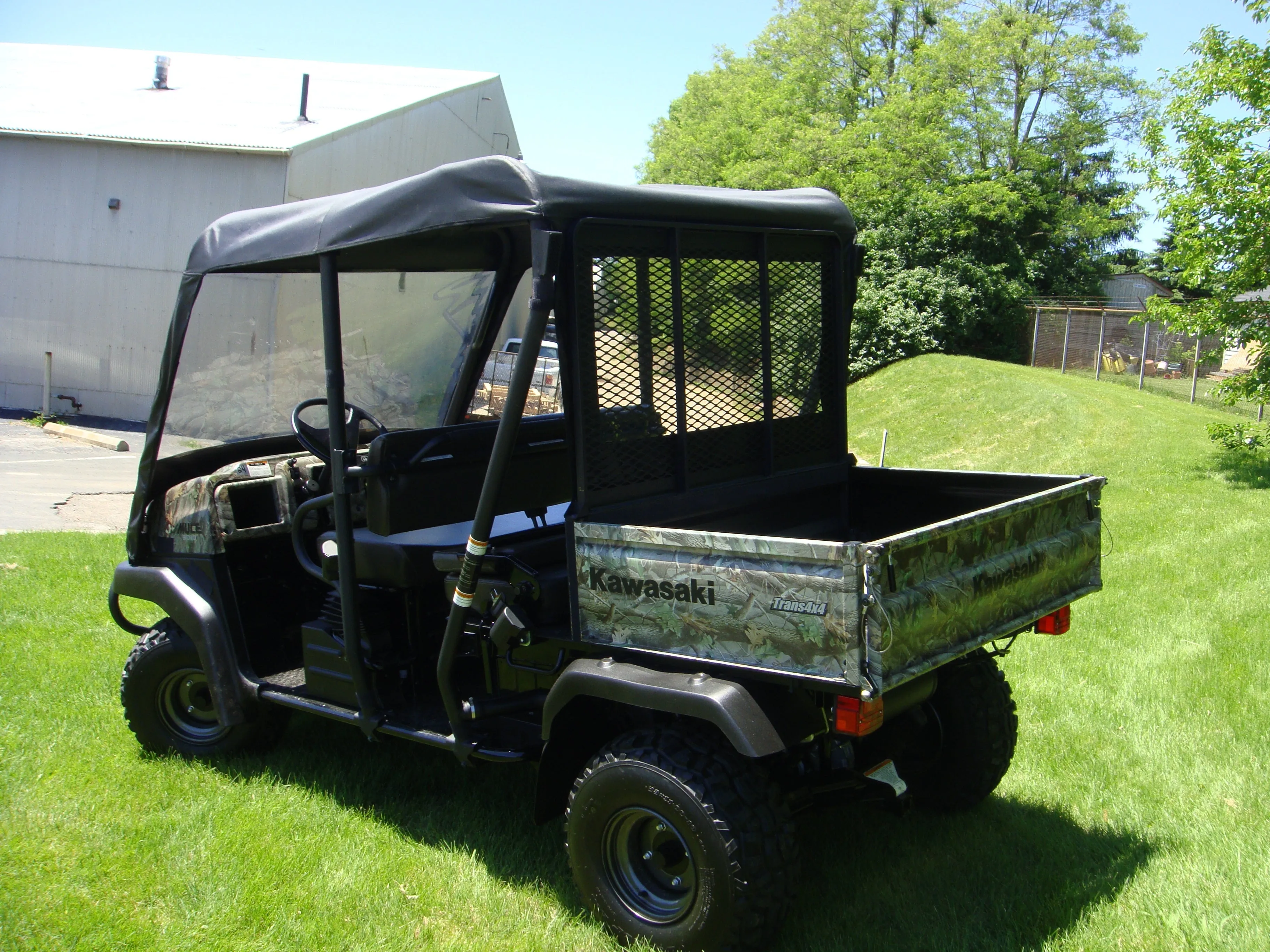 Kawasaki Mule 3000/3010 Trans - Vinyl Windshield/Top/Rear Combo