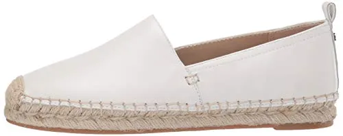 Khloe Loafers On Sam Slip Toe Round Remote-controlled Flat Edelman Espadrille White Bright Positive testimonials
