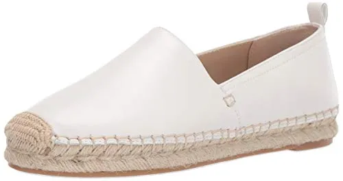 Khloe Loafers On Sam Slip Toe Round Remote-controlled Flat Edelman Espadrille White Bright Positive testimonials