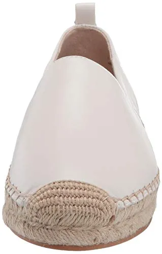 Khloe Loafers On Sam Slip Toe Round Remote-controlled Flat Edelman Espadrille White Bright Positive testimonials