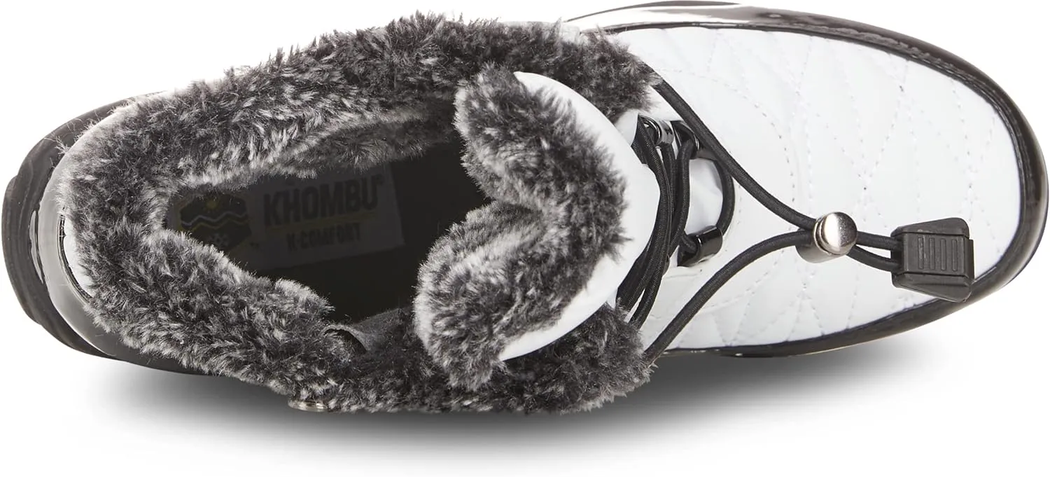 Khombu Women's Slip on Molly Pull On Snow Boots