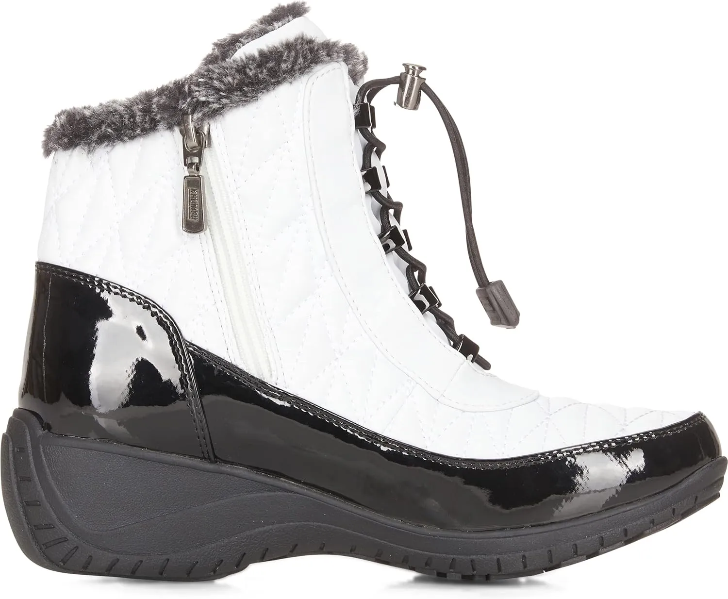 Khombu Women's Slip on Molly Pull On Snow Boots