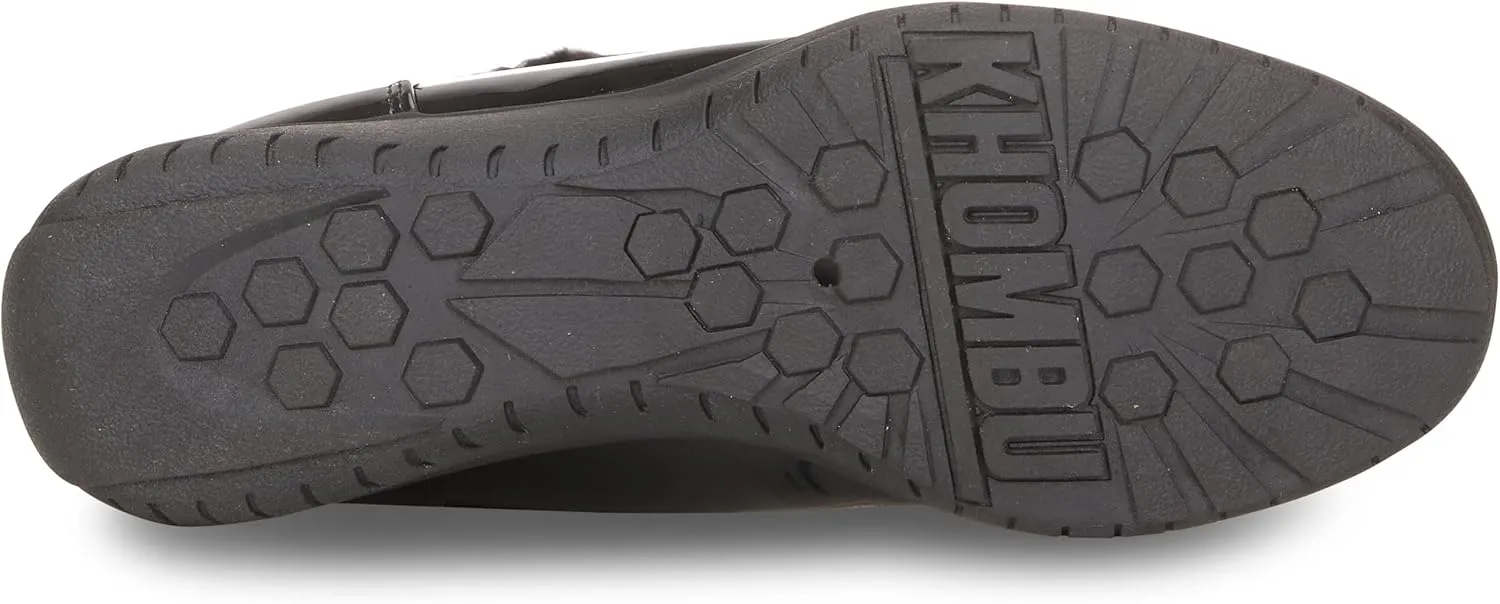 Khombu Women's Slip on Molly Pull On Snow Boots