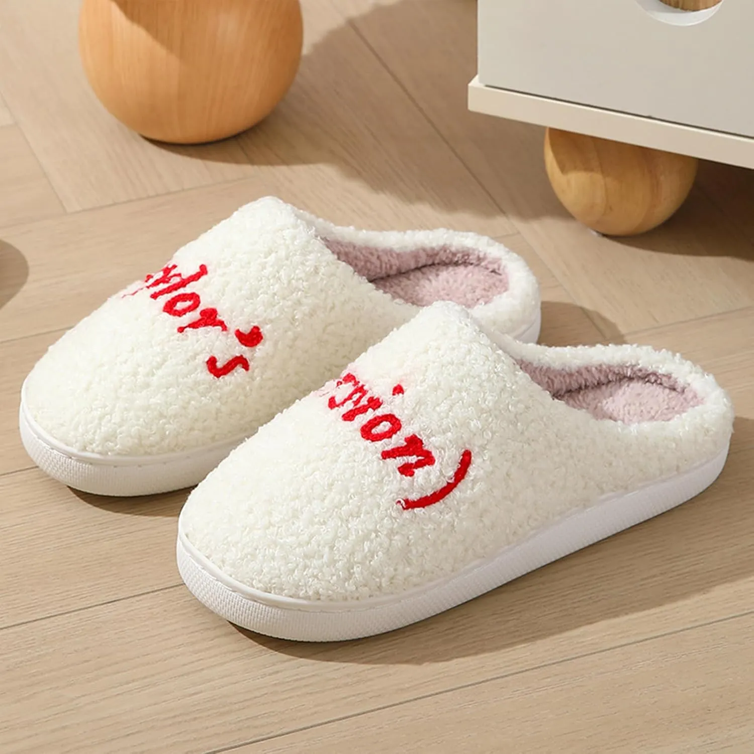 Kids Taylor Slippers for Boys Girls, 1989 Blue Version, Comfy Plush Warm Slip-on House Slippers for Big Little Kids, Cute Fuzzy Indoor