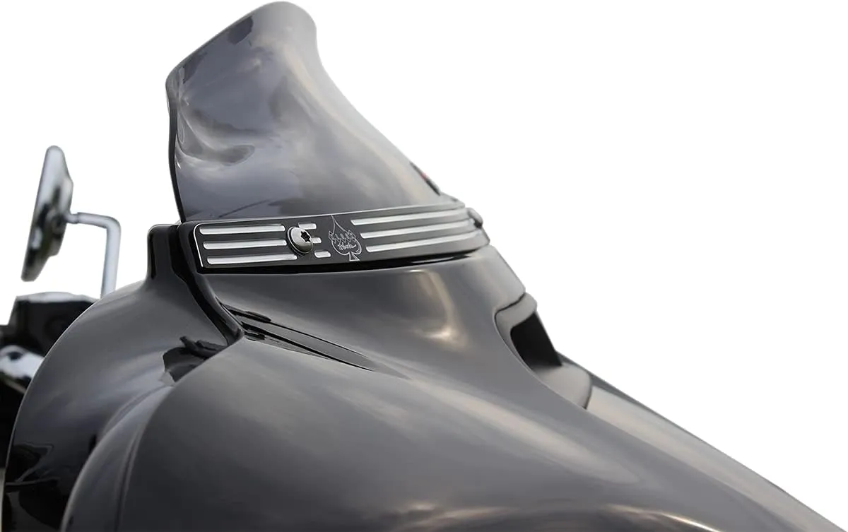 Klock Werks KW05-01-0405 4in. Flare Windshield - Dark Smoke