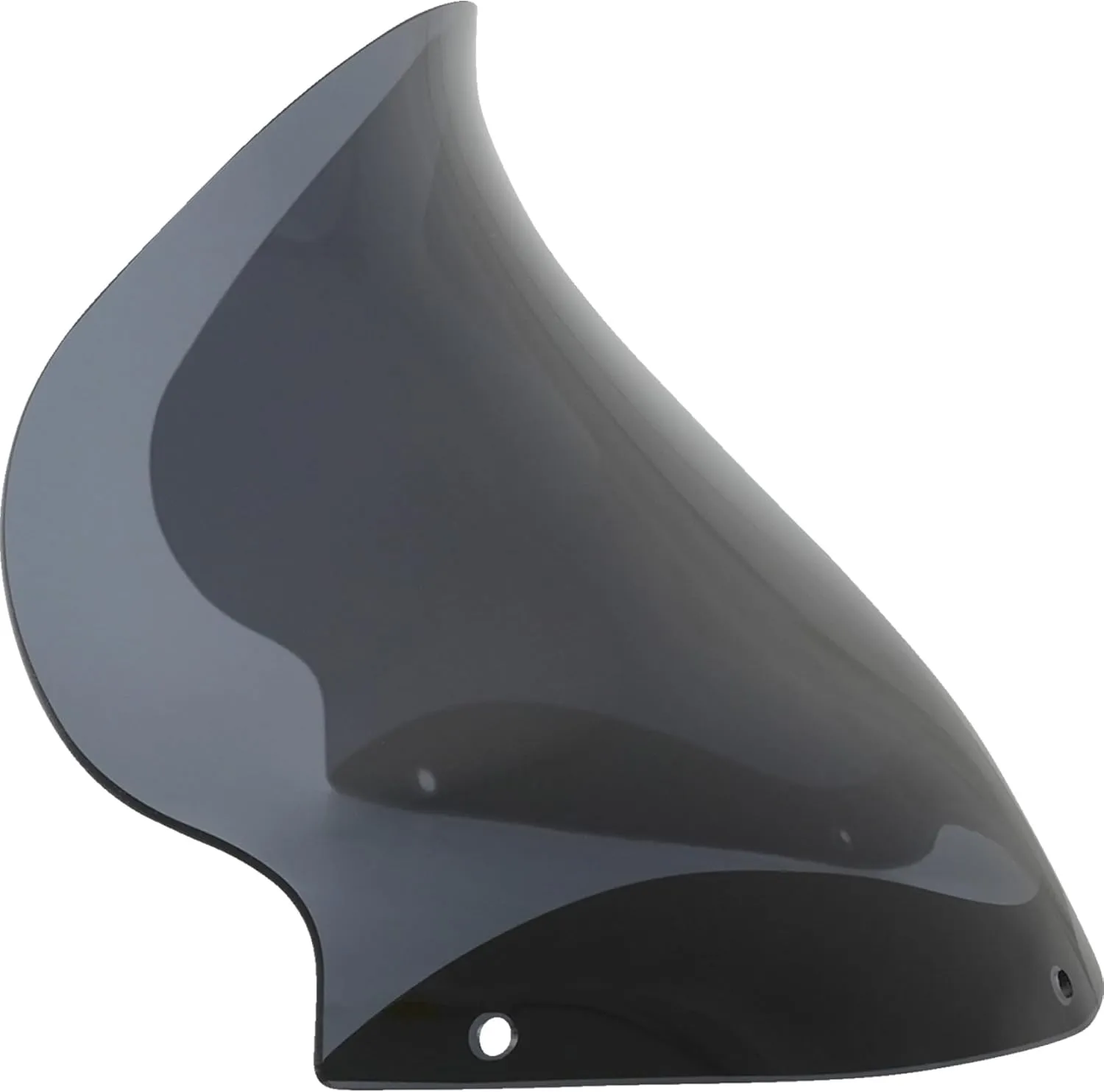 Klock Werks KWW-01-0620-DS Pro Flare Windshield - 12in. - Dark Smoke Tinted