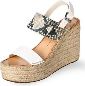 landing craft Womens Platform Espadrilles Wedge Sandals,Comfort Open Toe High Heeled Wedges with Adjustable Buckle Ankle Strap Sandals Suitable for Vacation Beach Summer Shoes