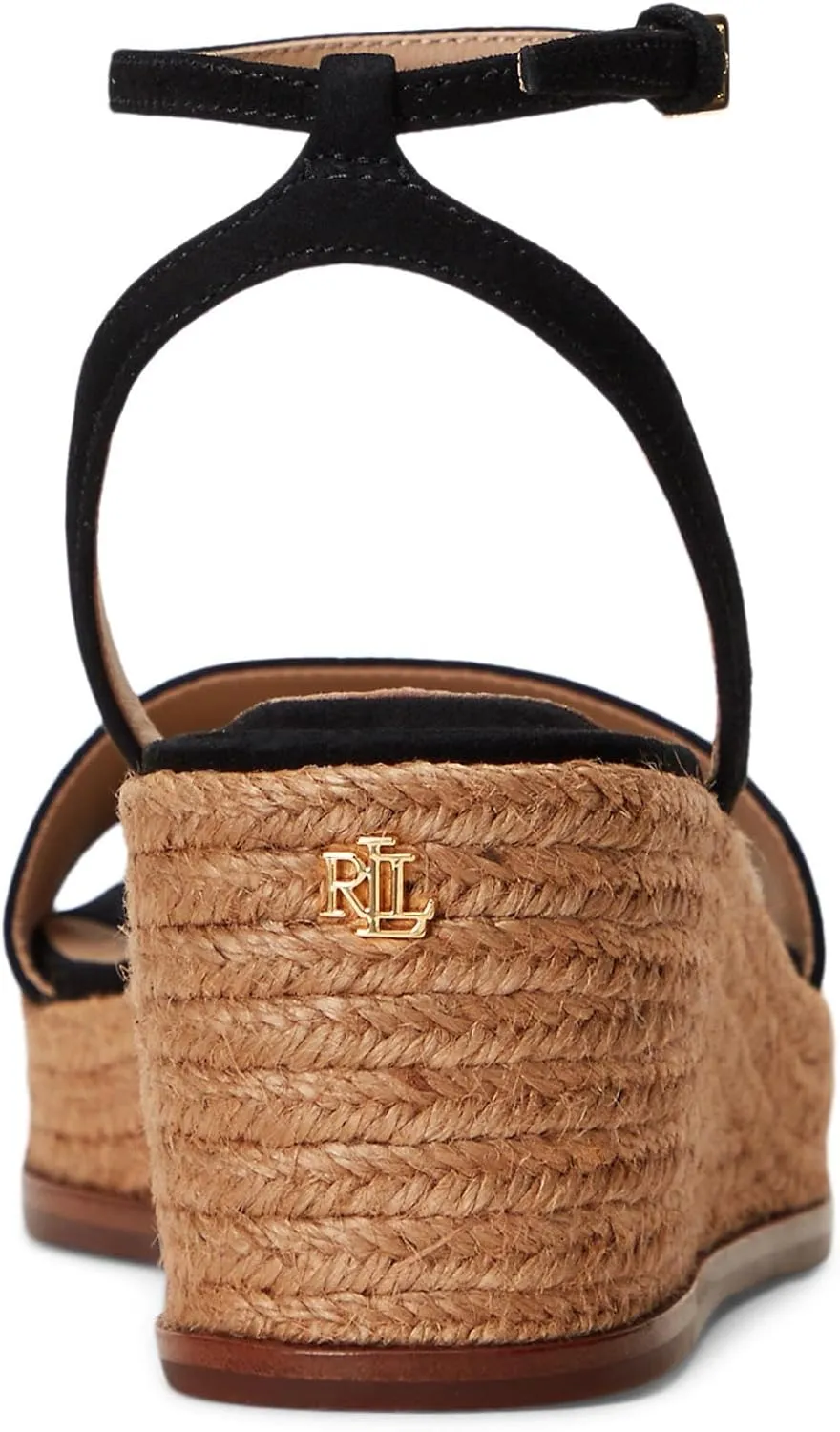Lauren Ralph Lauren Women's Leona Suede Espadrille Wedge Sandal