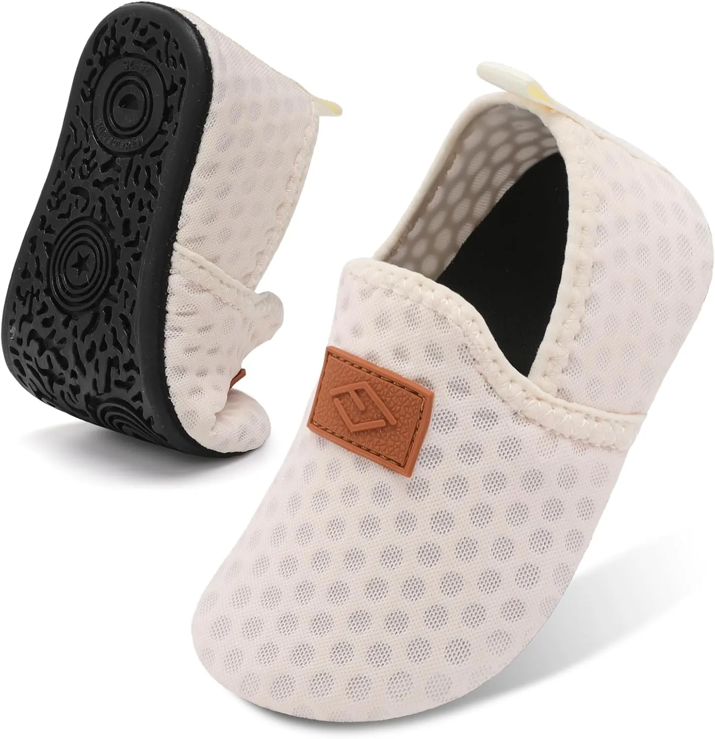 Lefflow Toddler Water Shoes Kids Quick Dry Beach Swim Socks Shoes Baby Non Slip House Slippers