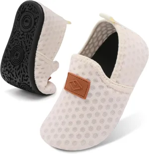 Lefflow Toddler Water Shoes Kids Quick Dry Beach Swim Socks Shoes Baby Non Slip House Slippers