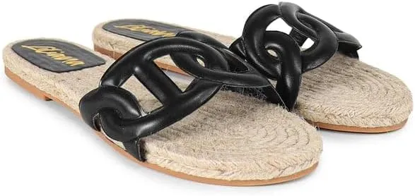 Liliana Footwear Women's Espadrille Flat Sandal, AILEEN-1