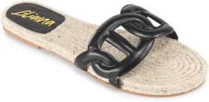 Liliana Footwear Women's Espadrille Flat Sandal, AILEEN-1