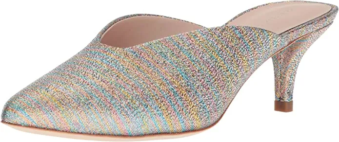 Loeffler Randall Women's Juno (Lamé) Pump, Rainbow, 8 M US