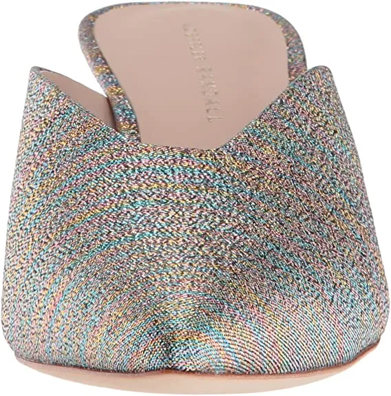 Loeffler Randall Women's Juno (Lamé) Pump, Rainbow, 8 M US