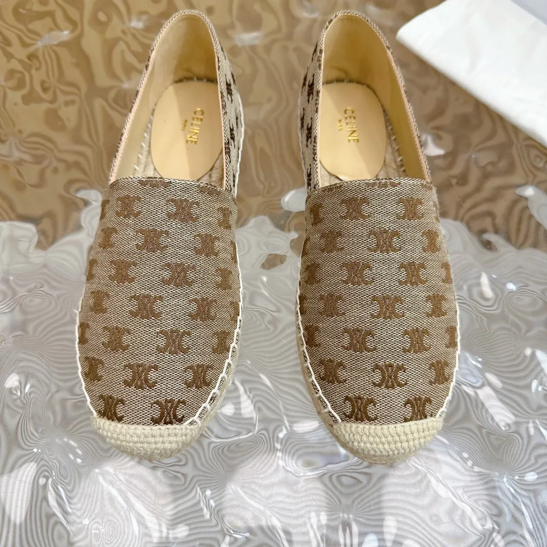 Luxury-Grade Espadrilles Letter Streamlined Durable