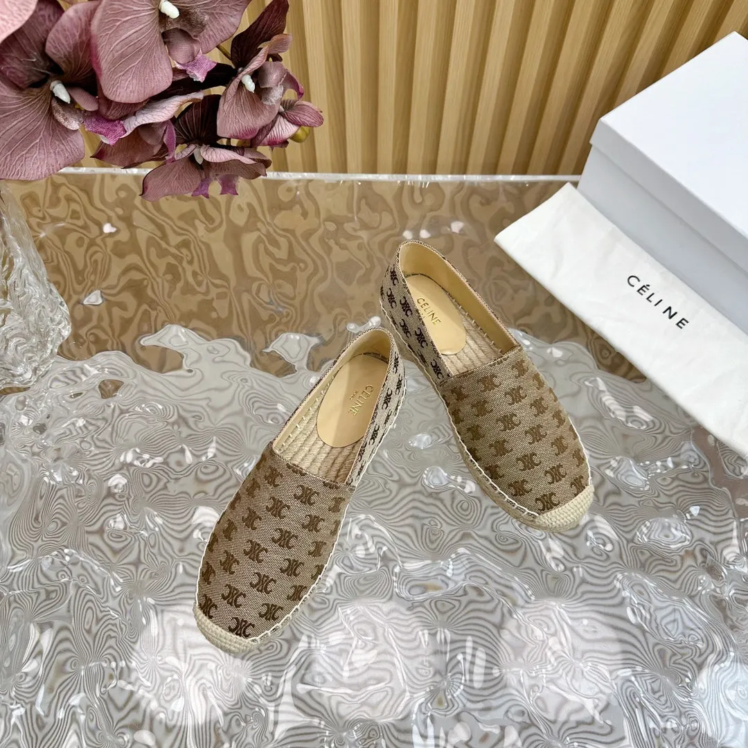 Luxury-Grade Espadrilles Letter Streamlined Durable