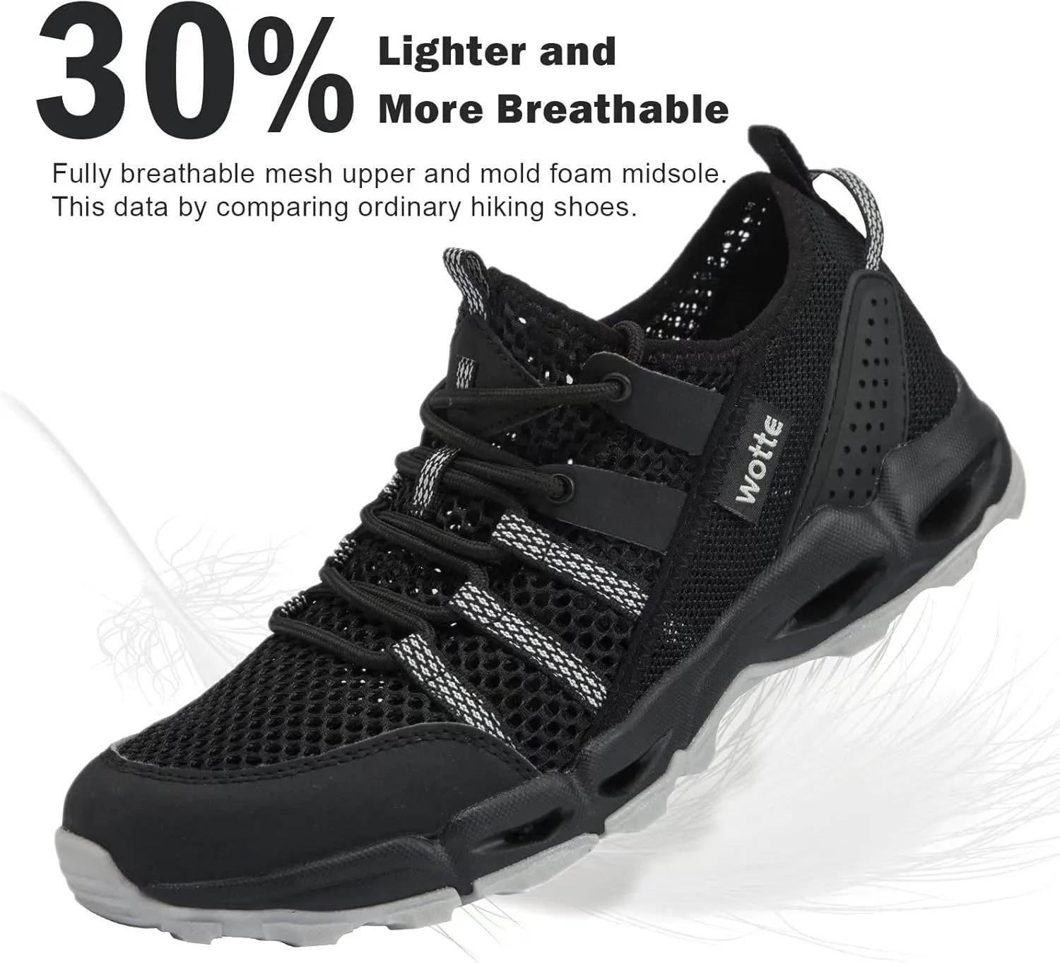 MAINCH Women's Hiking Water Shoes Quick Dry Outdoor Sport Sneakers
