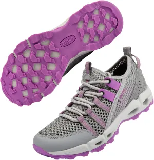 MAINCH Women's Hiking Water Shoes Quick Dry Outdoor Sport Sneakers