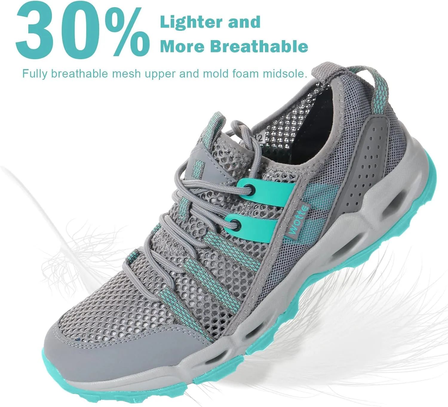 MAINCH Women's Hiking Water Shoes Quick Dry Outdoor Sport Sneakers