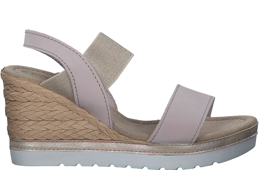 Marco Tozzi Ladies Wedge Espadrille Sandal Rose 28005 20 596