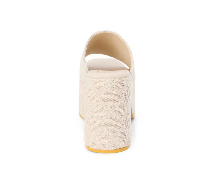 Matisse Como Beige Platform Wedges