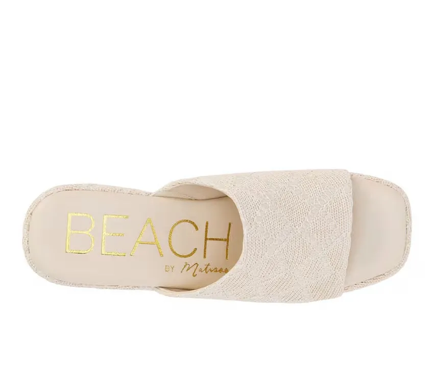 Matisse Como Beige Platform Wedges