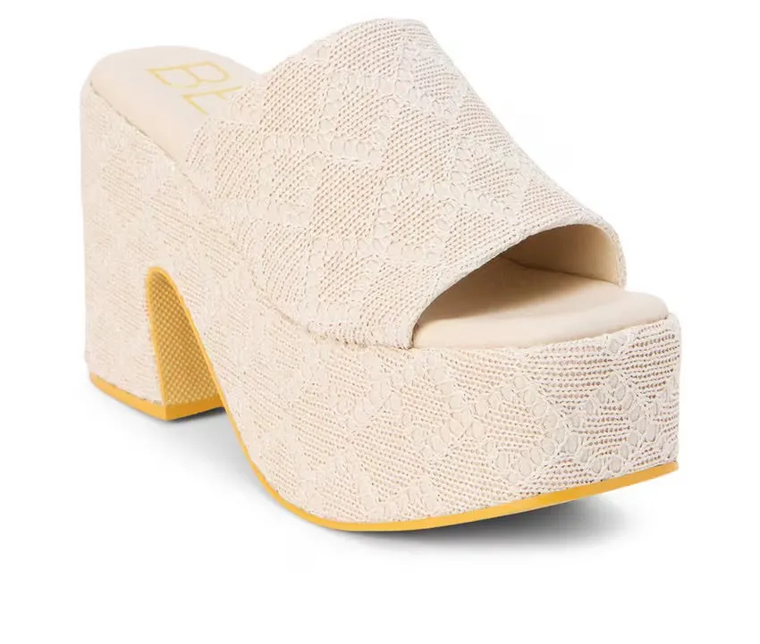 Matisse Como Beige Platform Wedges