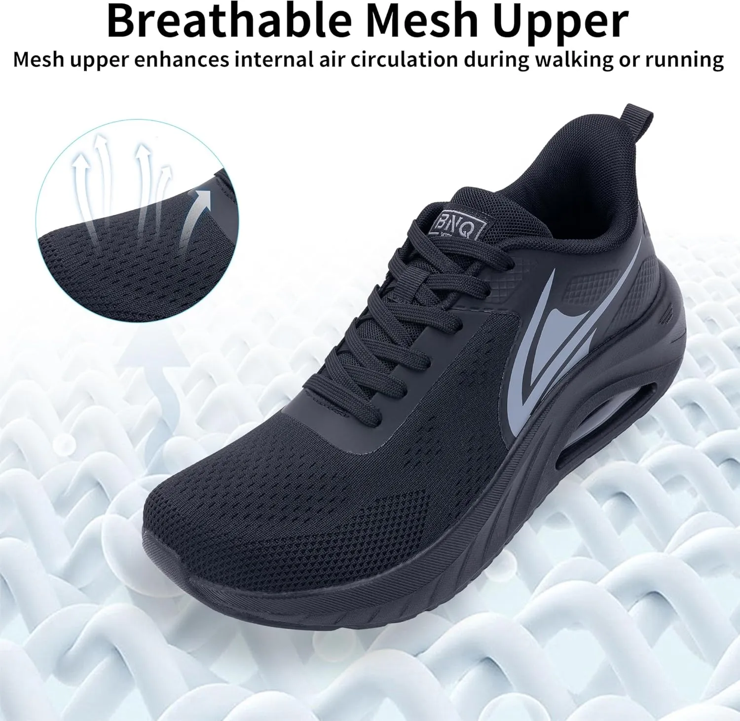 MEHOTO Wide Toe Box Shoes for Men Arch Support Walking Shoes Tennis Fashion Sneaker Wide Width Orthotic Shoe for Plantar Fasciitis Size 8-13