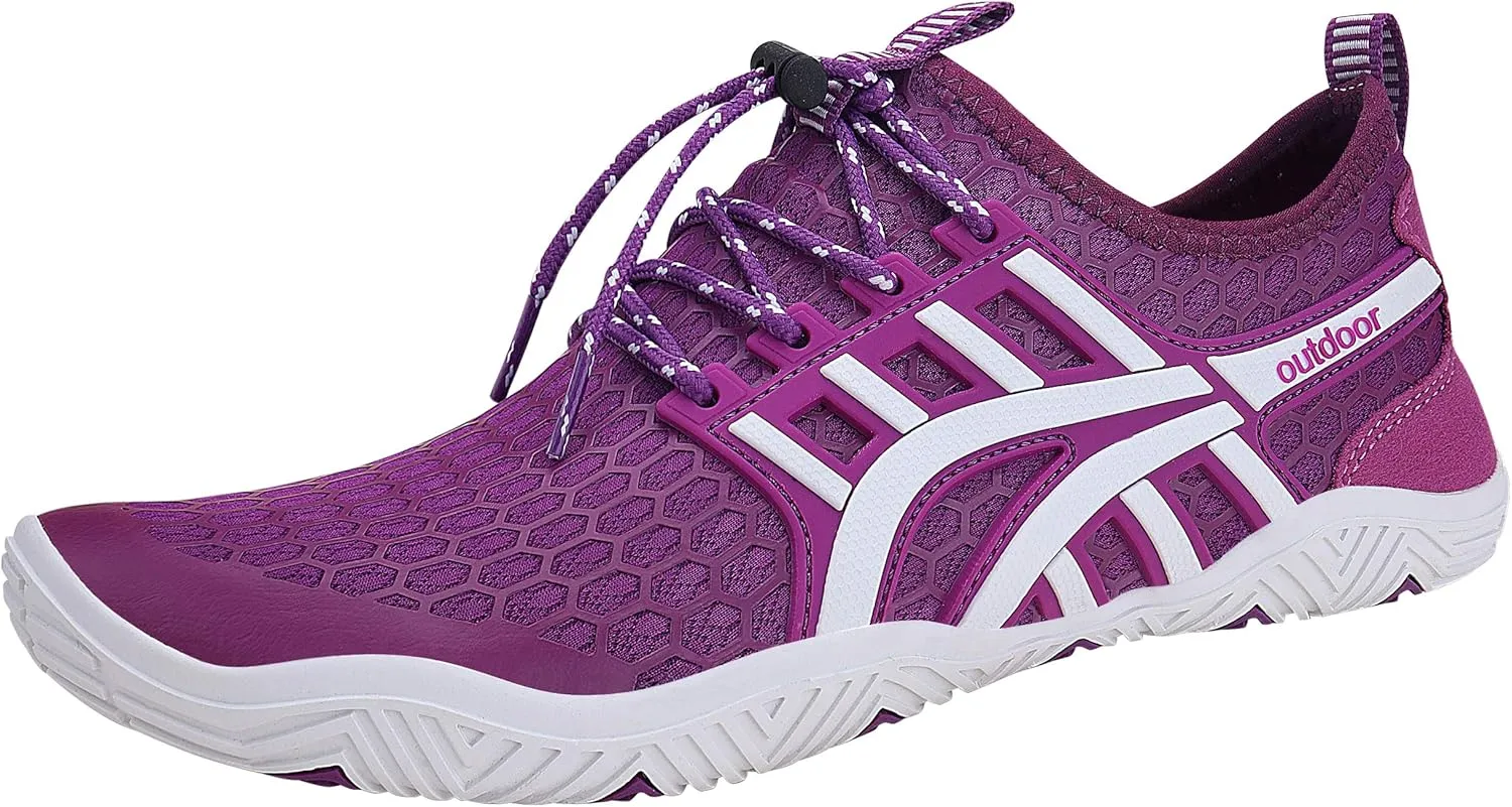 Men Women Water Sports Shoes Slip-on Quick Dry Aqua Swim Shoes for Pool Beach Surf Walking Water Park