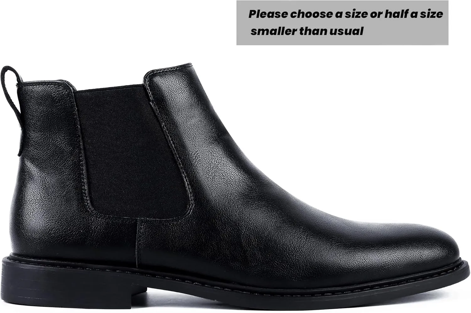 Men’s Black Chelsea Boots-Slip-On Comfy Mens Casual Suede Ankle Boots