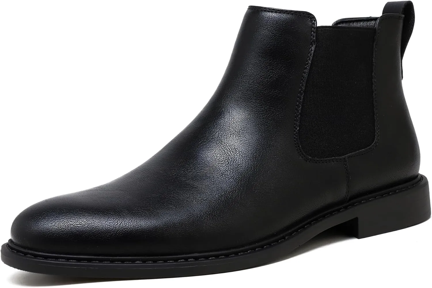 Men’s Black Chelsea Boots-Slip-On Comfy Mens Casual Suede Ankle Boots