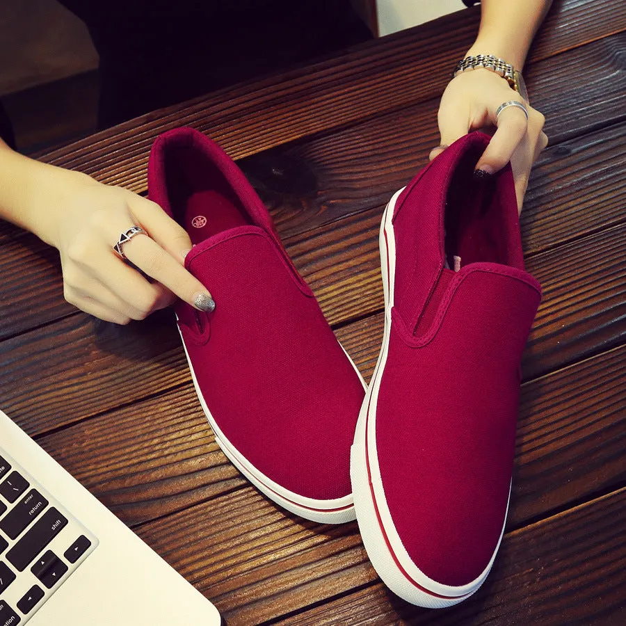 Men's Board Shoes Breathable Student Sneakers Most popular Men New Sports Red Shoes Bulk discount Casual Shoes Canvas Autumn Women 2 Shoes Chinese Work