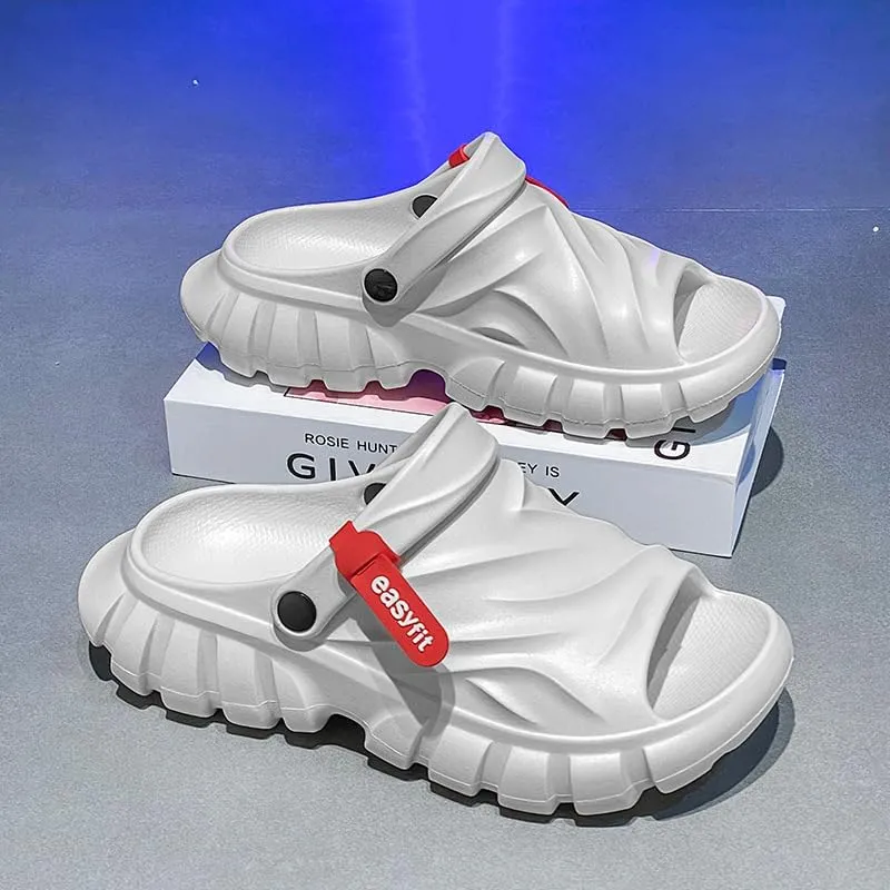 Men's Casual EVA - Breathable Non-Slip Slip-On Open-Toe Design, Lightweight Indoor/Outdoor Beach, Indoor Footwear,