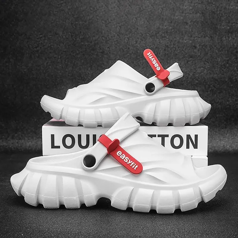 Men's Casual EVA - Breathable Non-Slip Slip-On Open-Toe Design, Lightweight Indoor/Outdoor Beach, Indoor Footwear,