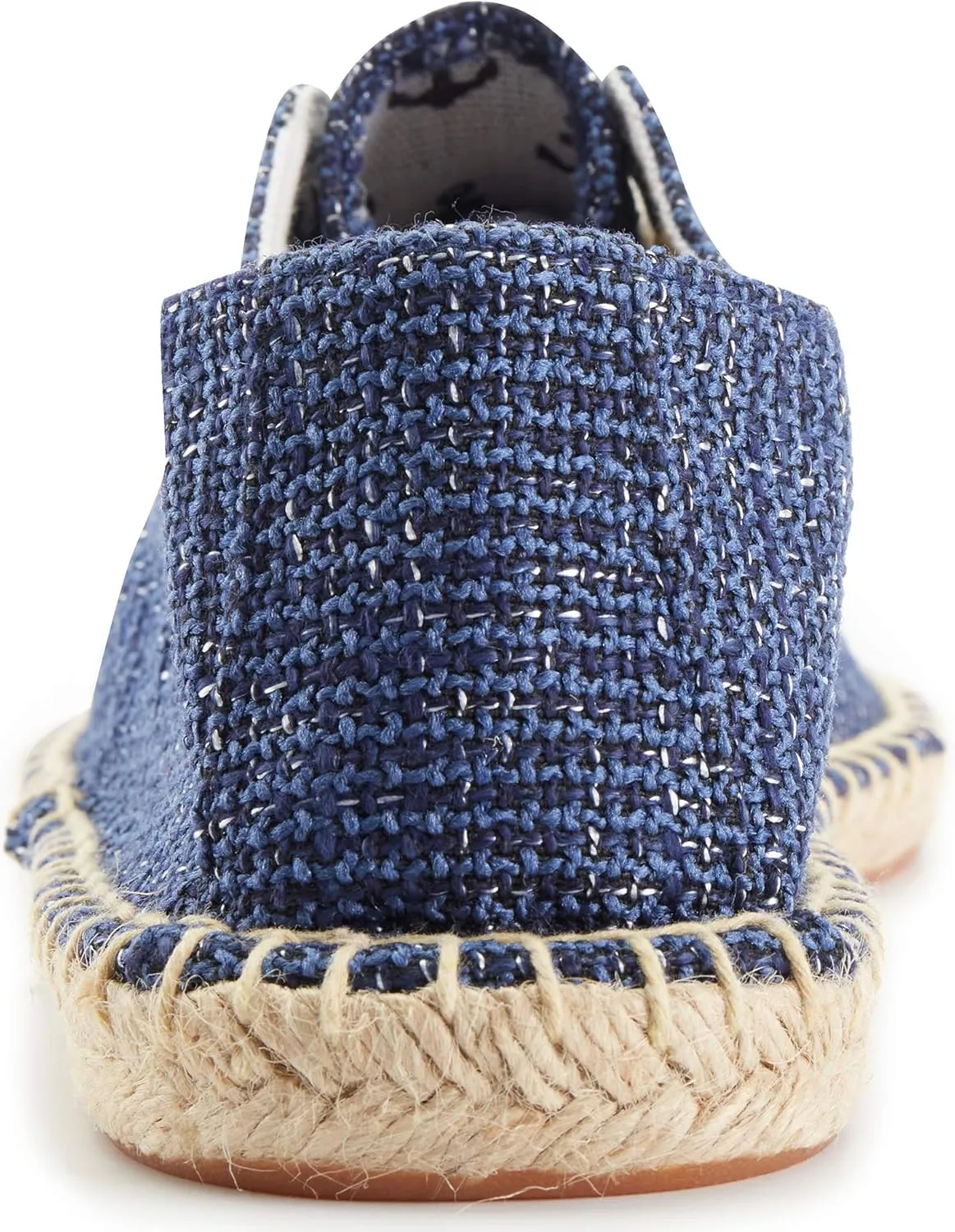 Men's Lace up Casual Canvas Slip on Flat Espadrille Shoes
