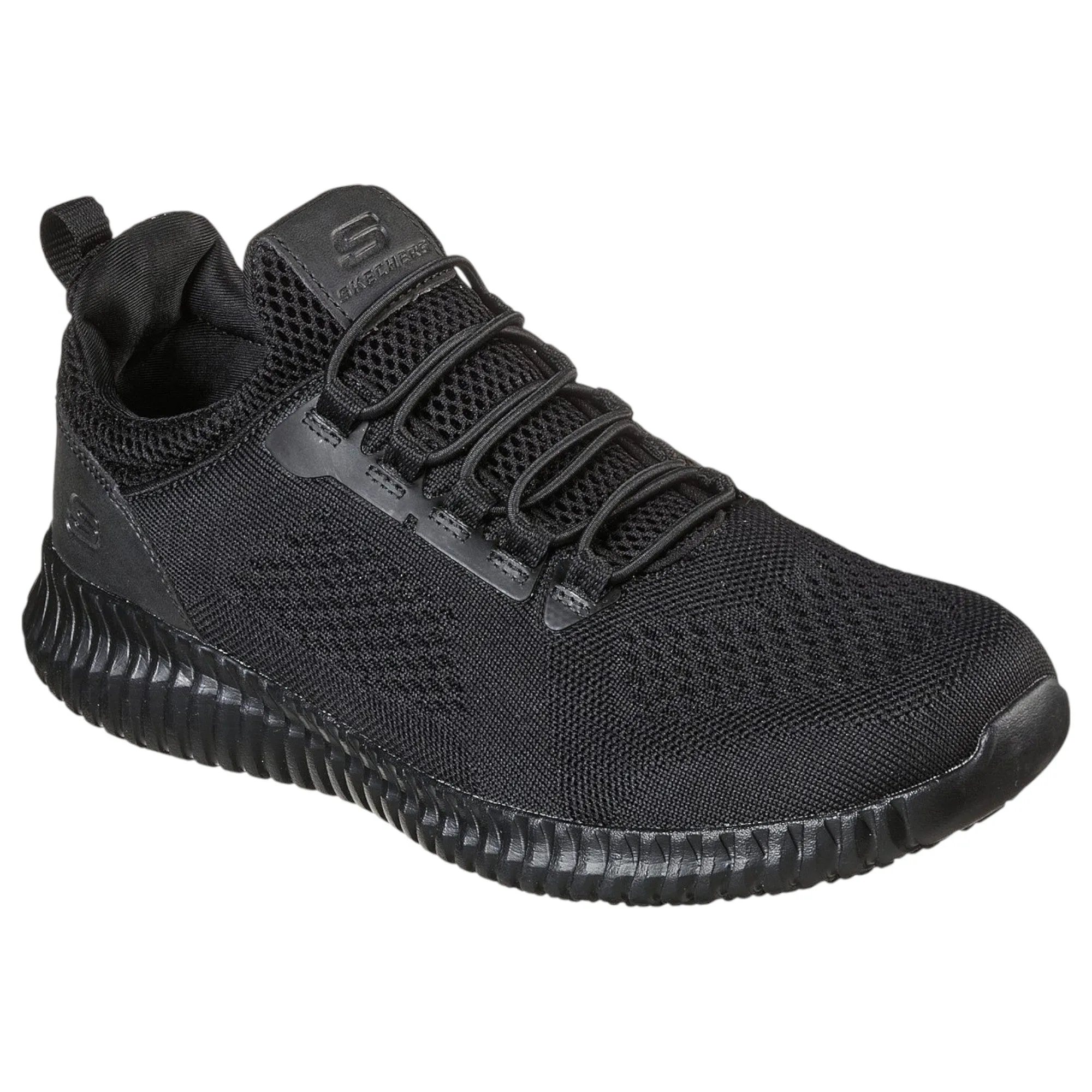 Mens Skechers Cessnock Shoes Black