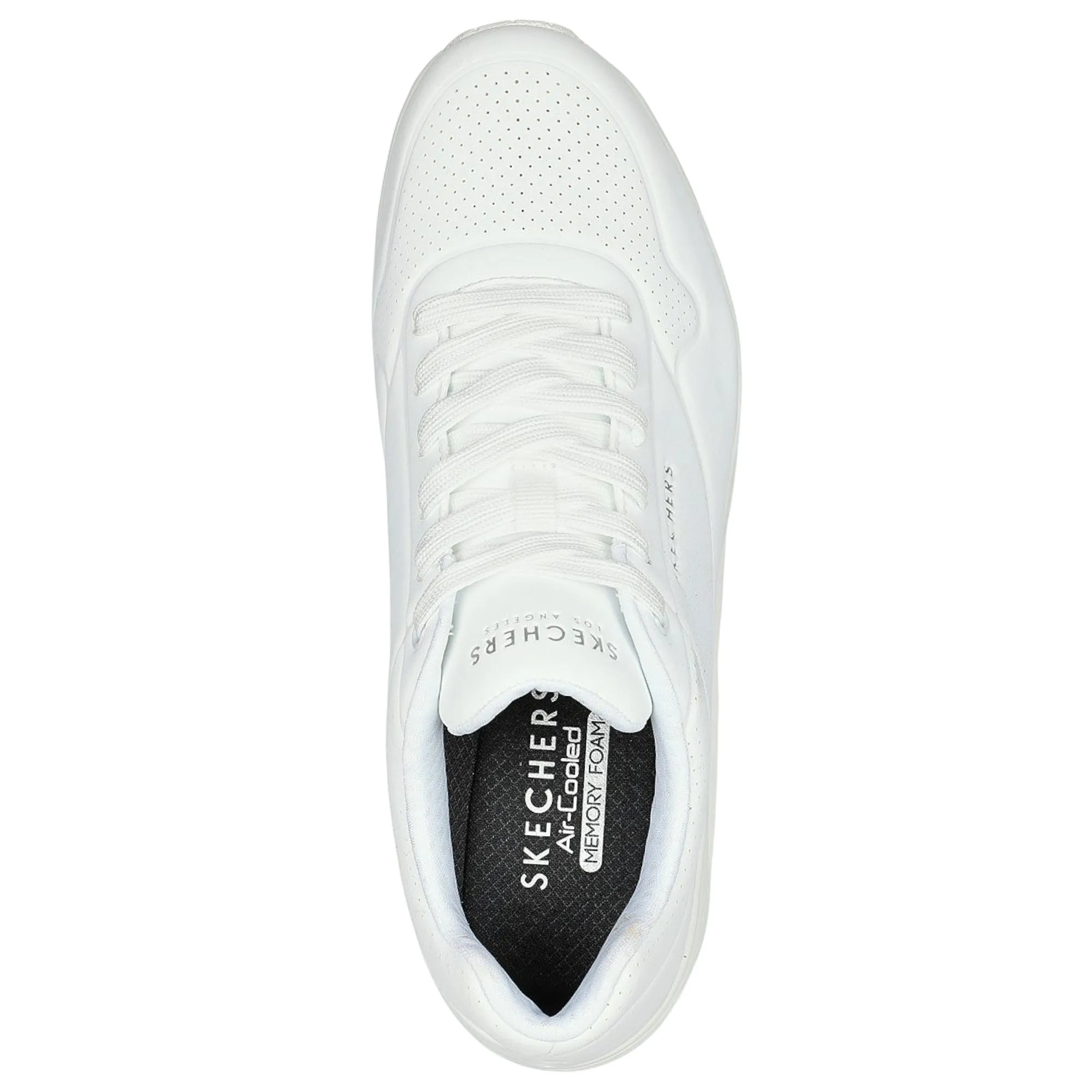 Mens Skechers Uno - Stand On Air Shoes White