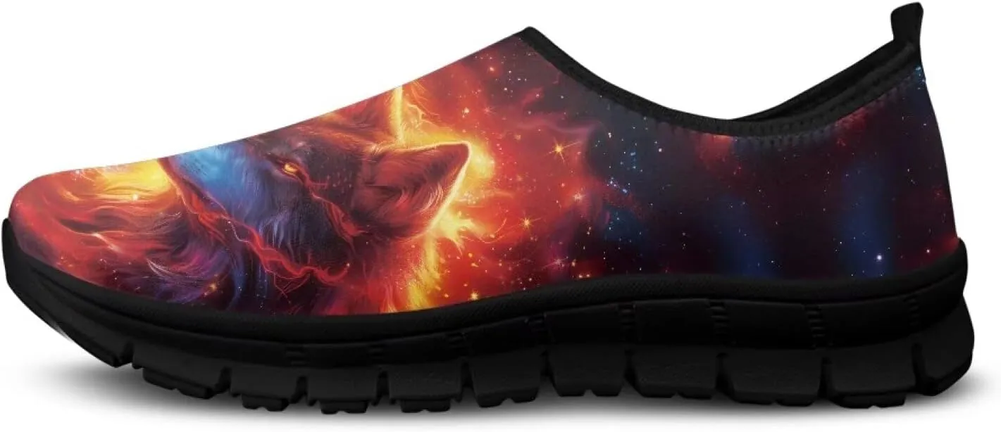 Men's Slip On Sneakers Comfy Slip On Running Shoes Men Walking Loafers Breathable