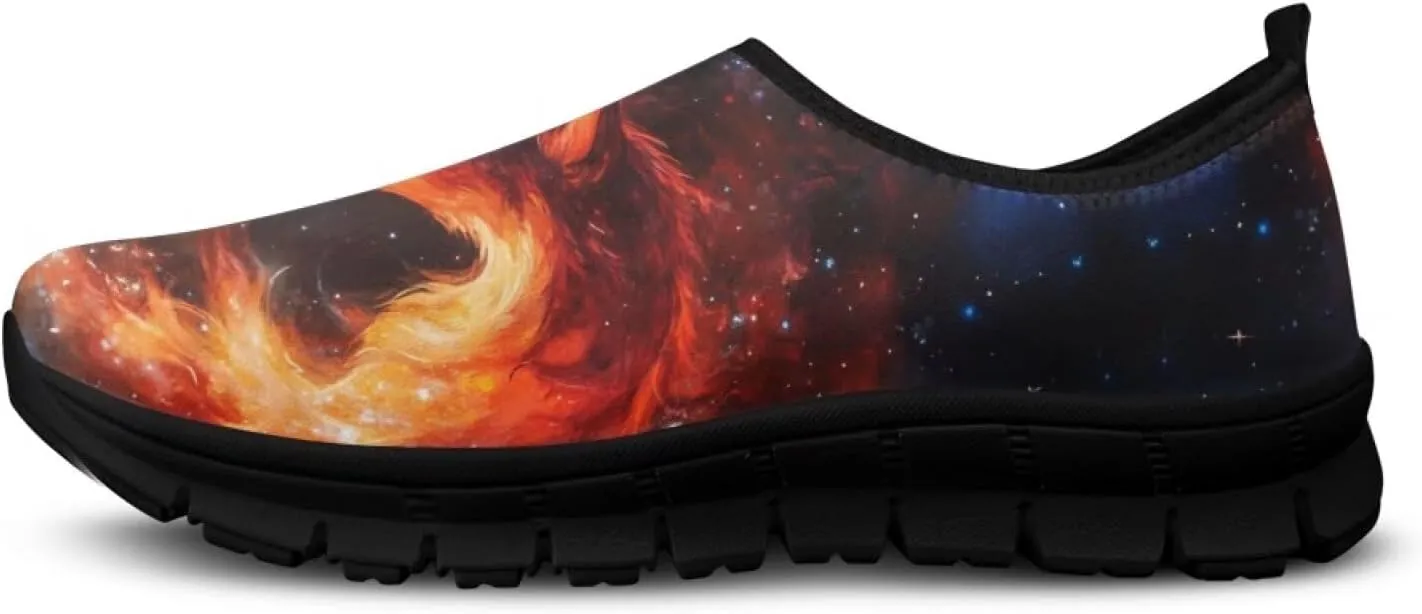 Men's Slip On Sneakers Comfy Slip On Running Shoes Men Walking Loafers Breathable