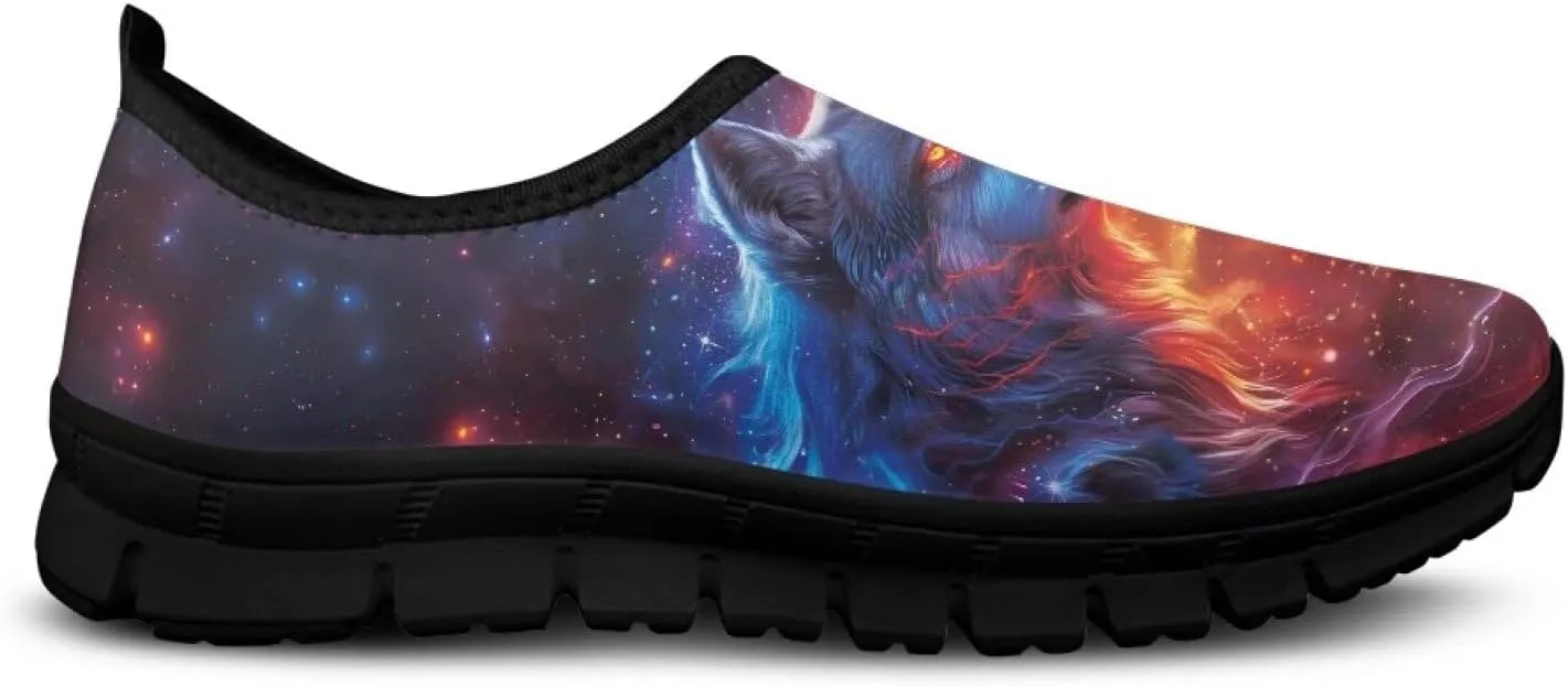 Men's Slip On Sneakers Comfy Slip On Running Shoes Men Walking Loafers Breathable
