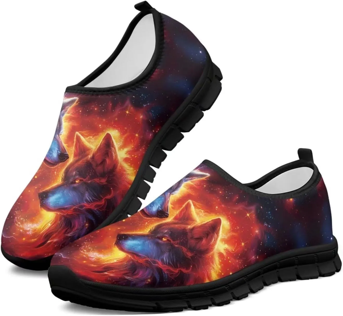 Men's Slip On Sneakers Comfy Slip On Running Shoes Men Walking Loafers Breathable