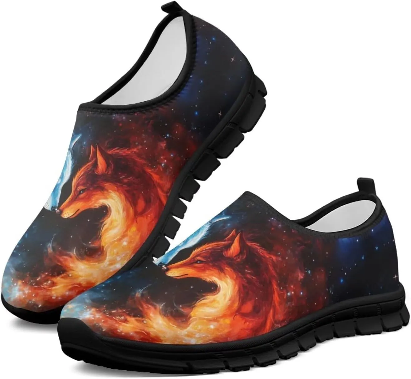 Men's Slip On Sneakers Comfy Slip On Running Shoes Men Walking Loafers Breathable