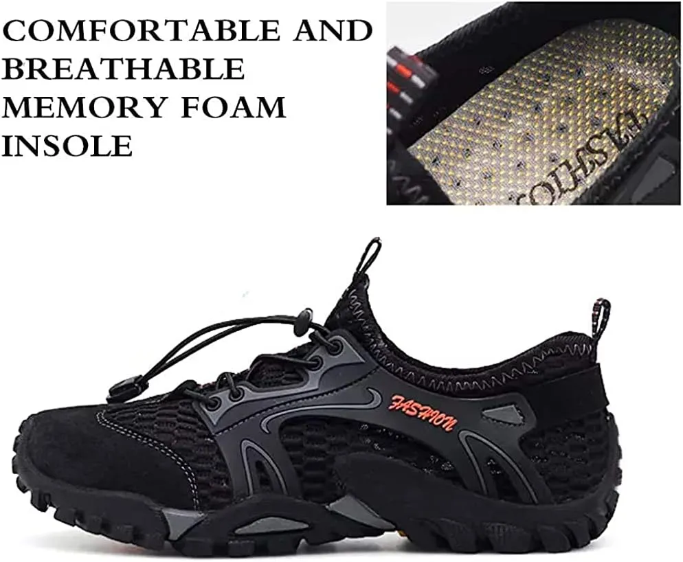 Men's Water Shoes Quick Dry Sports Aqua Soft Hiking Breathable Lightweight Outdoor Mesh Barefoot Training Walking
