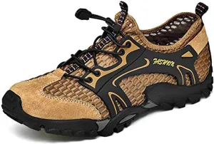 Men's Water Shoes Quick Dry Sports Aqua Soft Hiking Breathable Lightweight Outdoor Mesh Barefoot Training Walking