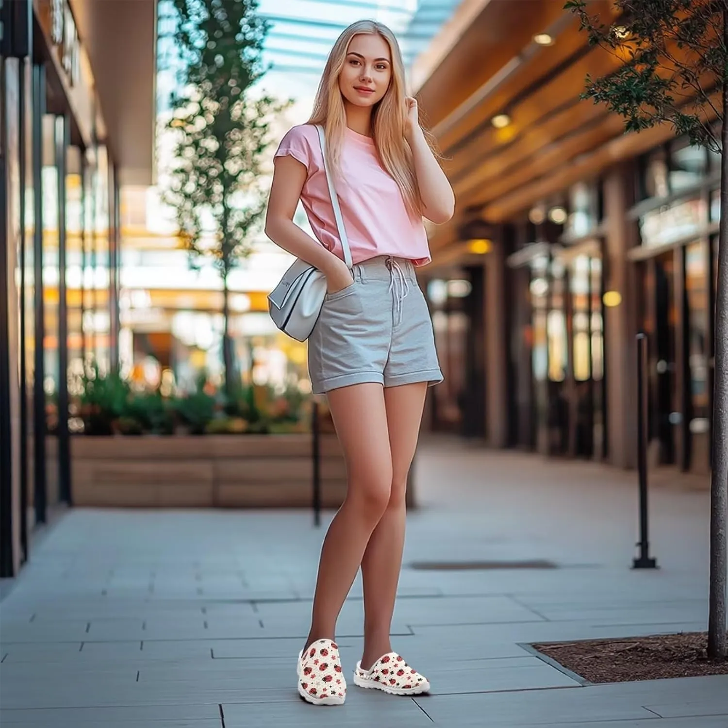 Mesh Flats Water Shoes for Women Slip On Barefoot Aque Shoes Womens Mules for Summer Quick Dry Casual Walking Flats